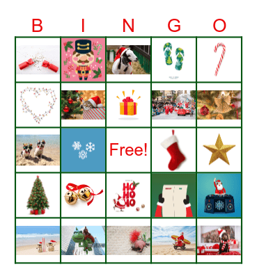 CHRISTMAS BINGO Card