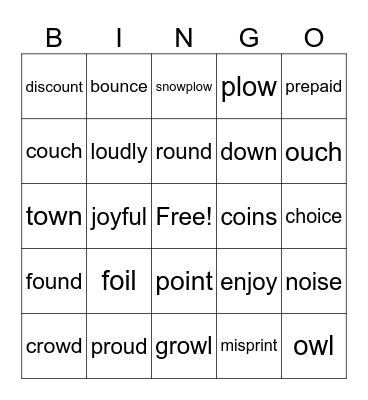 3.5 Bingo Card