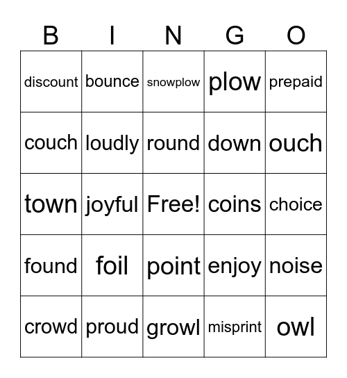 3.5 Bingo Card