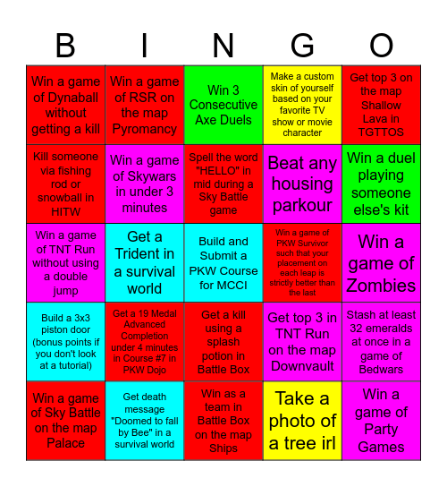 Smarsian Bingo 2 Bingo Card