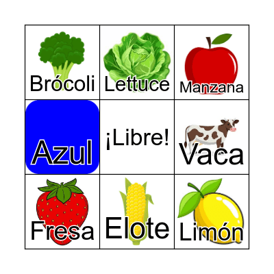 ¡Mini clase de español! Bingo Card