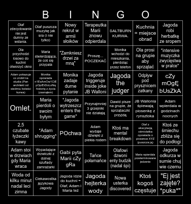 KW Bingo Card