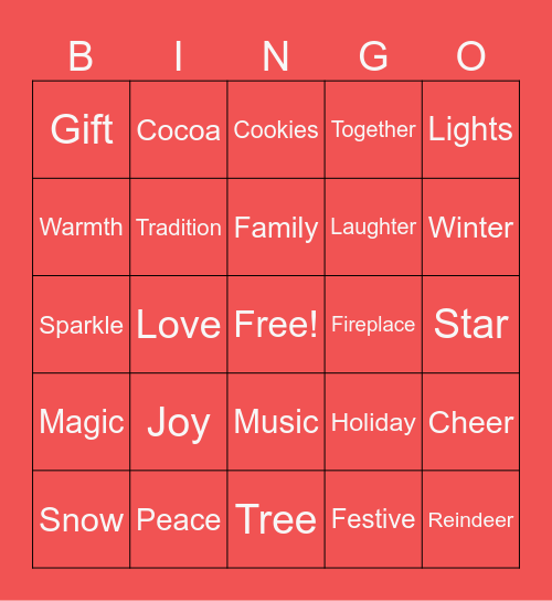 BOLD Coffee Chat Bingo #1 Bingo Card