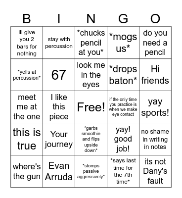 MAMA D BINGO Card