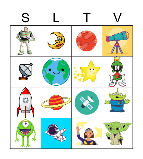 Starlight Bingo Card