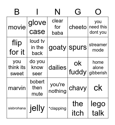 EtheRock Bingo Card