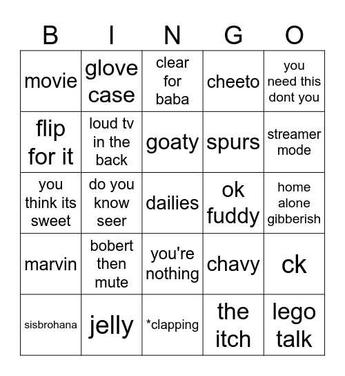 EtheRock Bingo Card