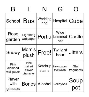 SxF ACNH Bingo Card