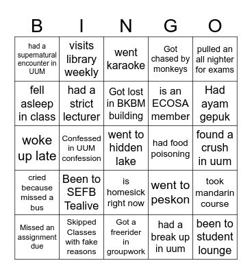 MINDNOMICS 2026 Ice Breaking Bingo Card