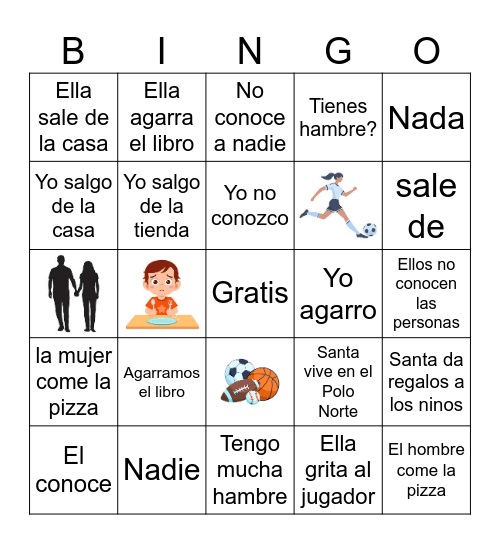 Somos Unidad 12 Bingo Card