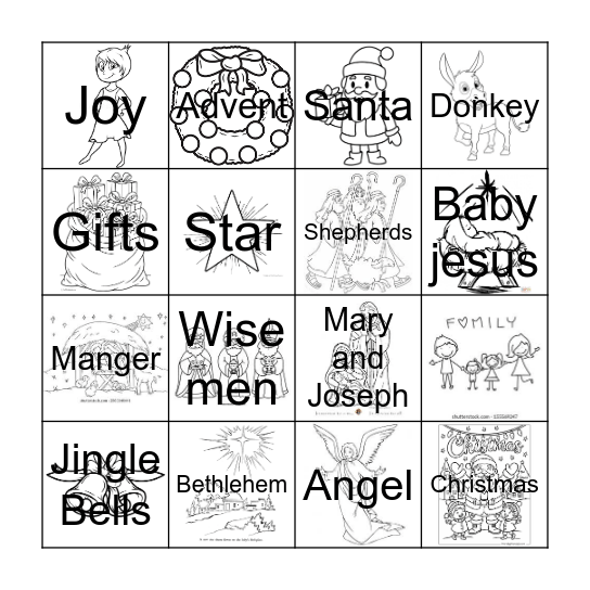 Christmas Bingo Card