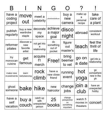 cheech 2k26 bonanza Bingo Card
