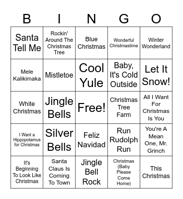FESTIVE BINGO Card