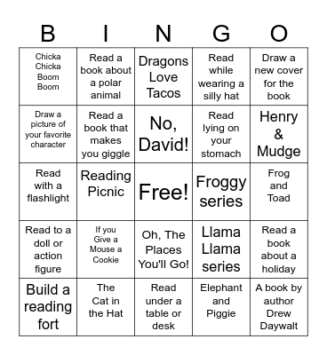 Book Bingo Card