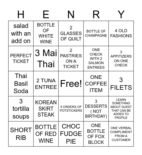 FRIDAY NIGHT LIGHTS Bingo Card
