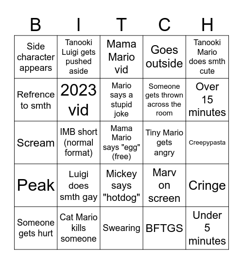 IMB BINGO Card