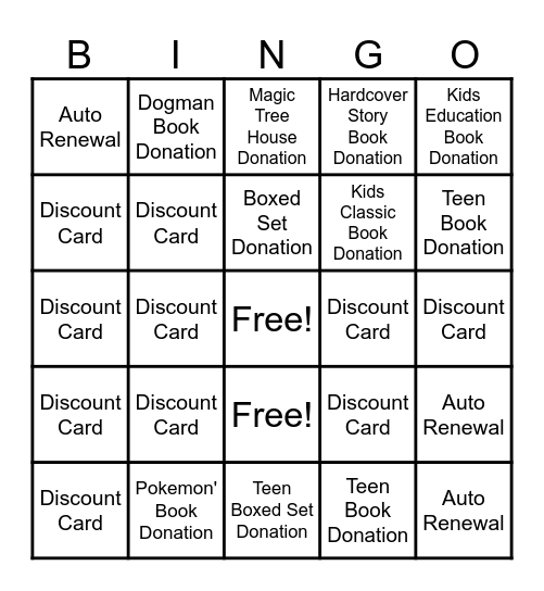 BAM GO !! Bingo Card