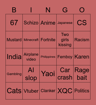 Reels 2 Bingo Card