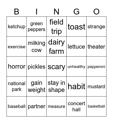 BINGO!! Bingo Card