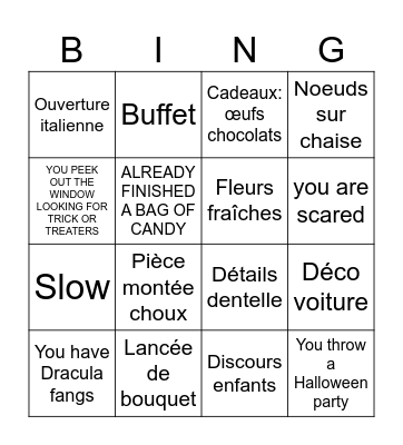 BECKER BINGO Card