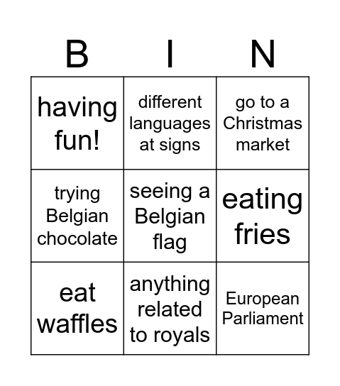 Jana_Austria (Primary Education) Bingo Card