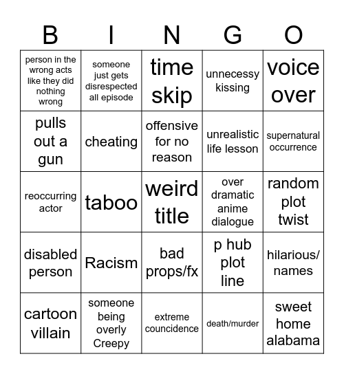 Tomorrow's Teaching Bingo Card