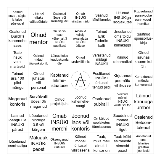 ULTIMATE INSÜKI BINGO Card