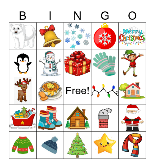 WINTER CHRISTMAS ESPANA Bingo Card