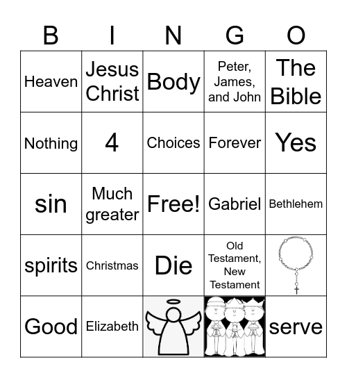 December Third Grade Bingo Card