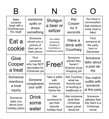 License to Dill: New NP Bingo Card