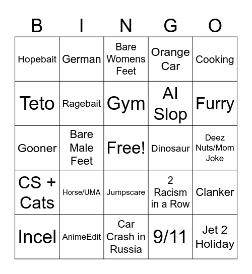 Deme Bingo Card