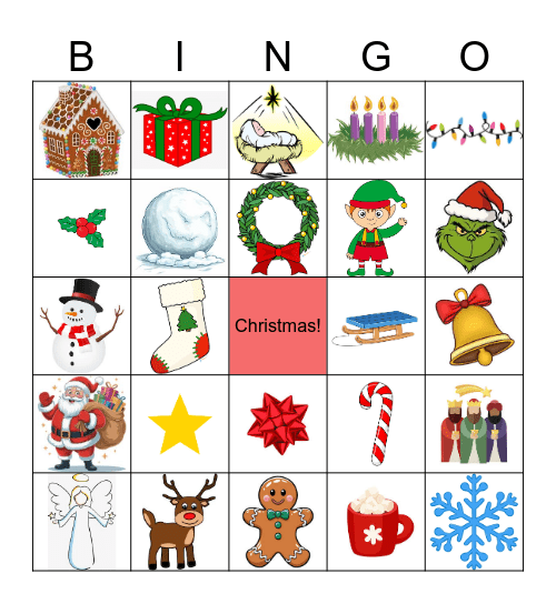 Christmas Bingo Card