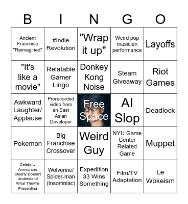 Annual Autism Stare Game Awards 2025 Bingo Card