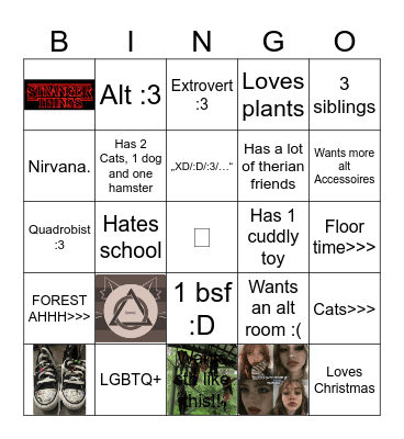 Nuggts Bingo🌀 Bingo Card