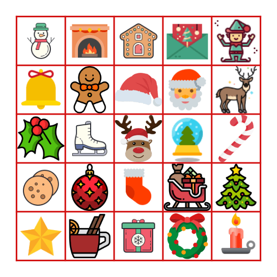 LfDI Weihnachtsbingo Card