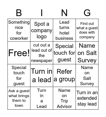 I AM SALES BINGO Card