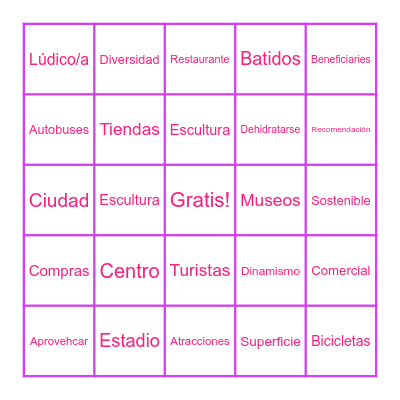 Loteria Bingo Card