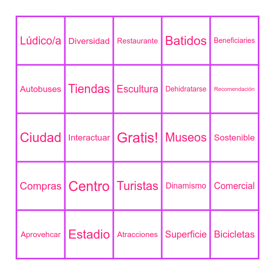 Loteria Bingo Card
