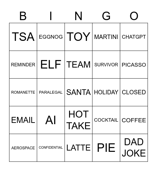 TIPT BINGO Card