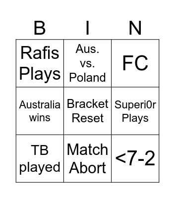 owc2025 GF Bingo Card