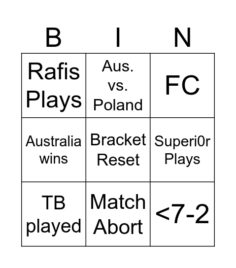 owc2025 GF Bingo Card