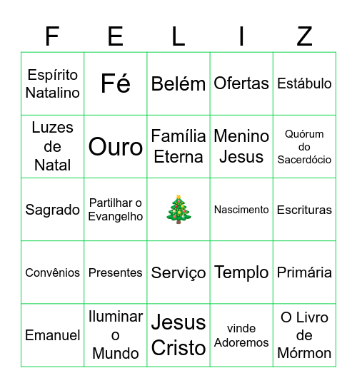 NOITE Bingo Card