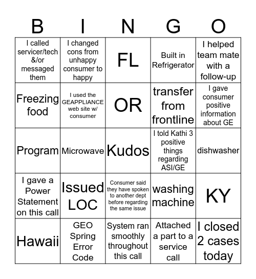 Purple Team  Bingo Card