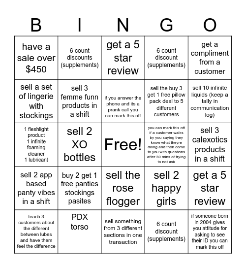 Bingo Dec-Jan 9th Bingo Card