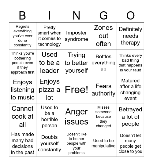 PIHG 007n7 Bingo Card