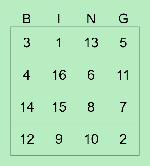 family hee hee haa haa bingo Card