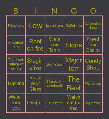 Weihnachtsfeier Bingo 4./467 Bingo Card