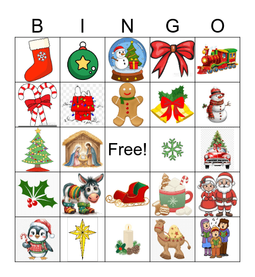 Christmas Bingo Card
