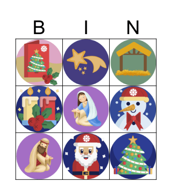 kerstmis Bingo Card