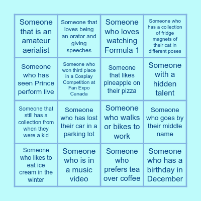 PDSM End-of-Year Celebration BINGO Card